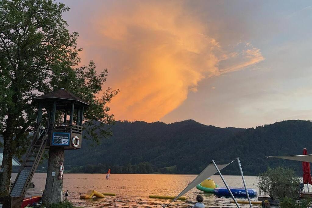 Ferienwohnung Strandbad - Alpen Popart Am See Schliersee Eksteriør bilde
